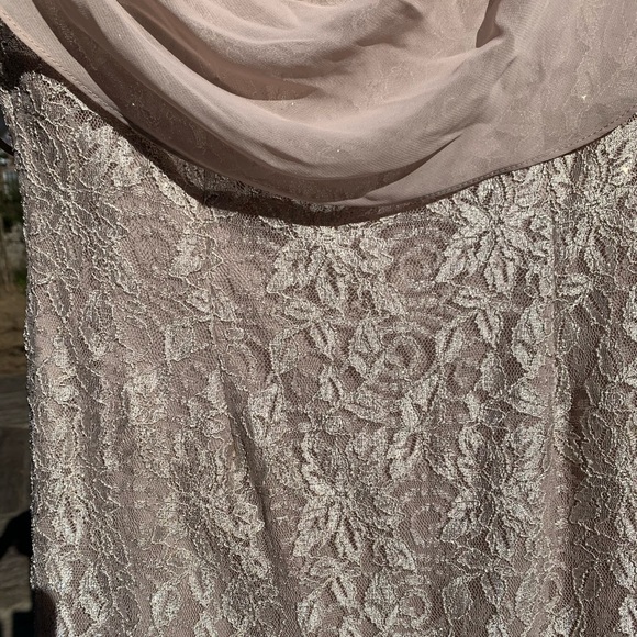 JHoward Blush Pink Sparkly Floral Dress | Size 8 - Picture 8 of 8